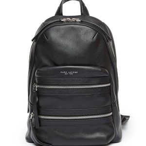 Marc Jacobs New York Black Leather Mini Backpack